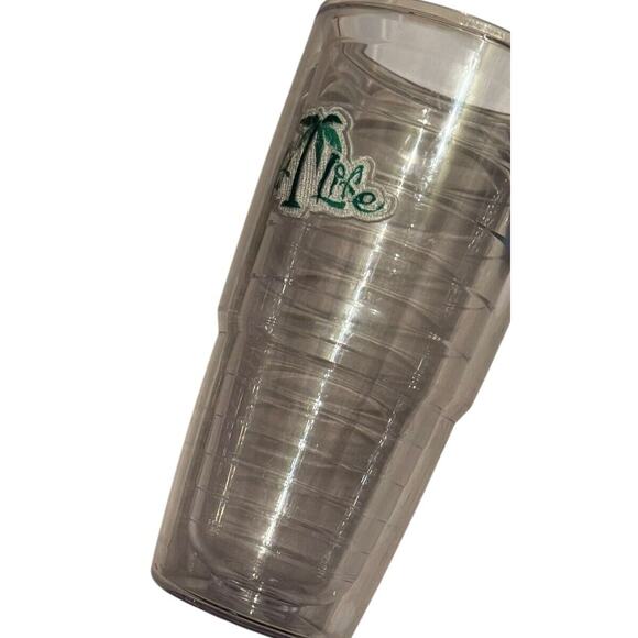 Salt Life Tervis Tumbler Plastic To Go Cup 24 Oz Palm Tree Tropical Beach Lake - Picture 3 of 8